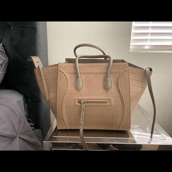 Phantom Bag Crocodile Embossed Nubuck Medium - Picture 2 of 8